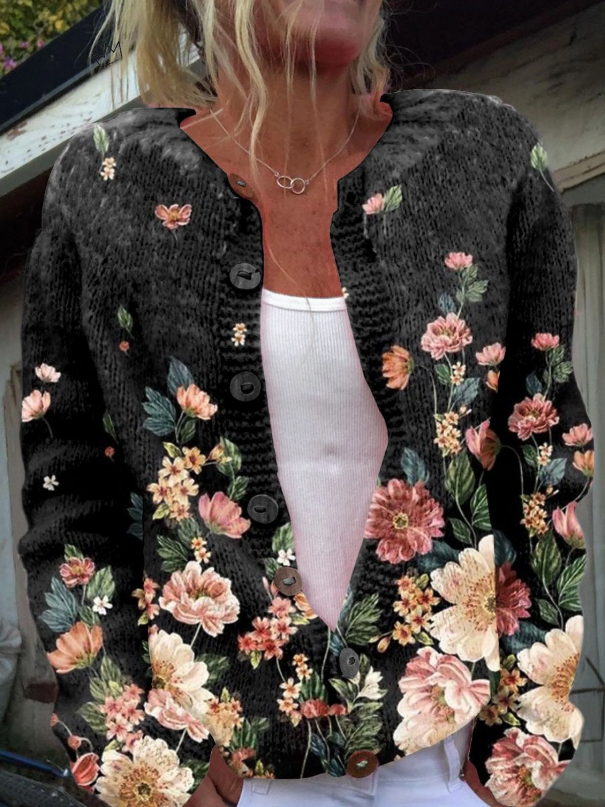 Kivara™ | Vintage Blomstercardigan