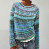 Diane - Retro skandinavisk strikket sweater
