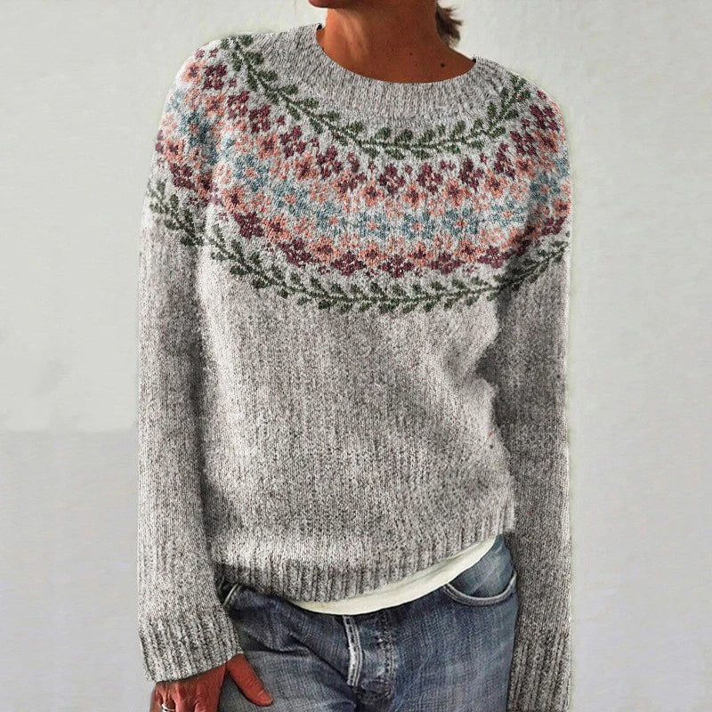 Genesis - Retro skandinavisk strikket sweater