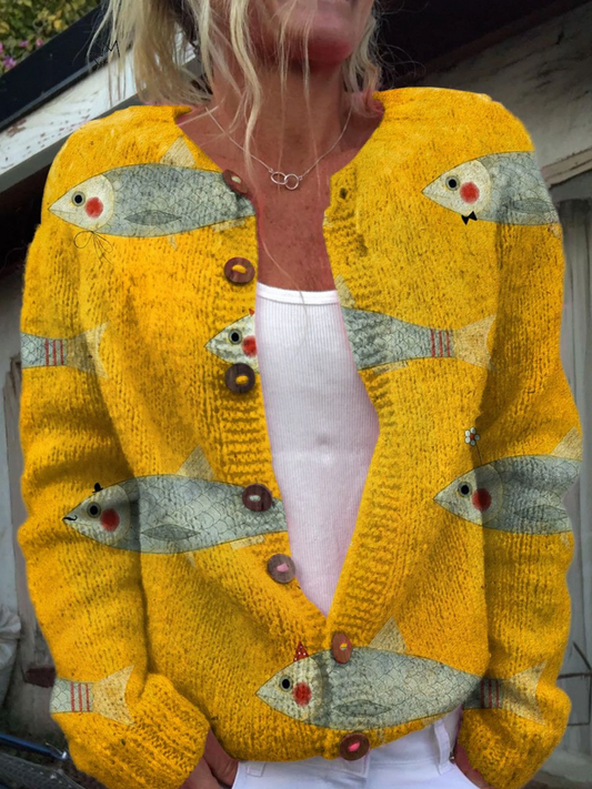 Anouk™ | Vintage Strikket Cardigan