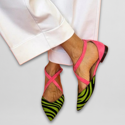 Fernanda Zebra-ballerinaer med Remme