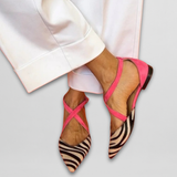 Fernanda Zebra-ballerinaer med Remme