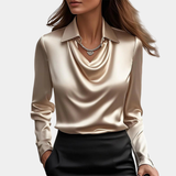Alberte-Marie | Elegant bluse med glans