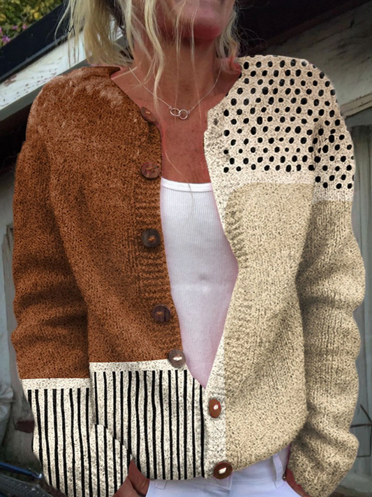 Eloise™ | Vintage Strikket Cardigan