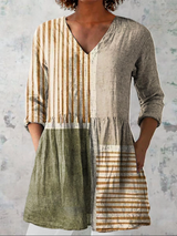 Freja | Lang Bluse med V-hals