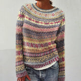 Loretta - Retro skandinavisk strikket sweater