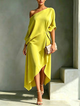 Katrine | Elegant asymmetrisk kjole