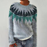 Ellie - Retro skandinavisk strikket sweater