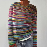 Sophie - Retro skandinavisk strikket sweater
