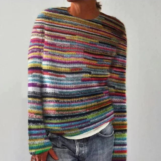 Sophie - Retro skandinavisk strikket sweater