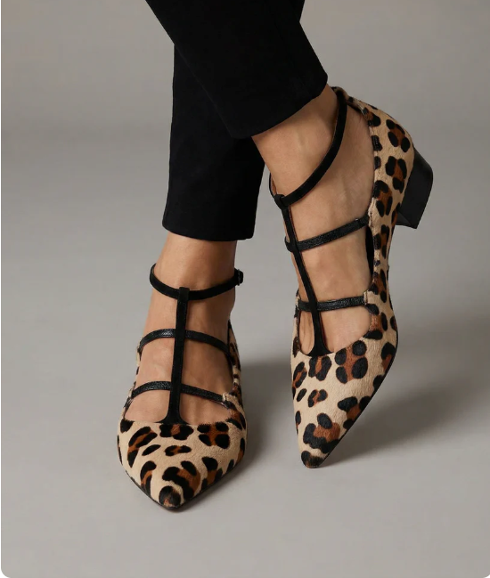 Bridget Hælsko med Leopardrem