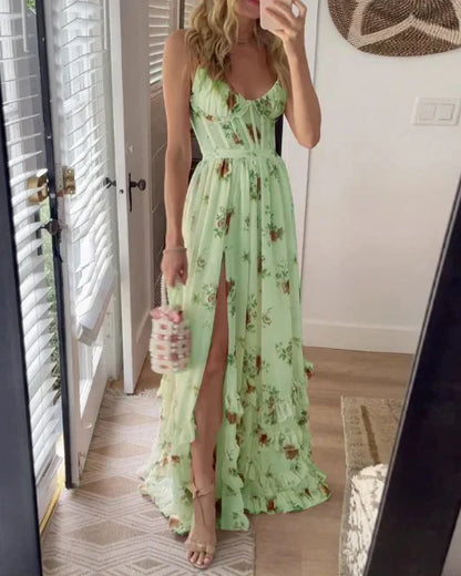 Laurine | Romantisk blomstret kjole