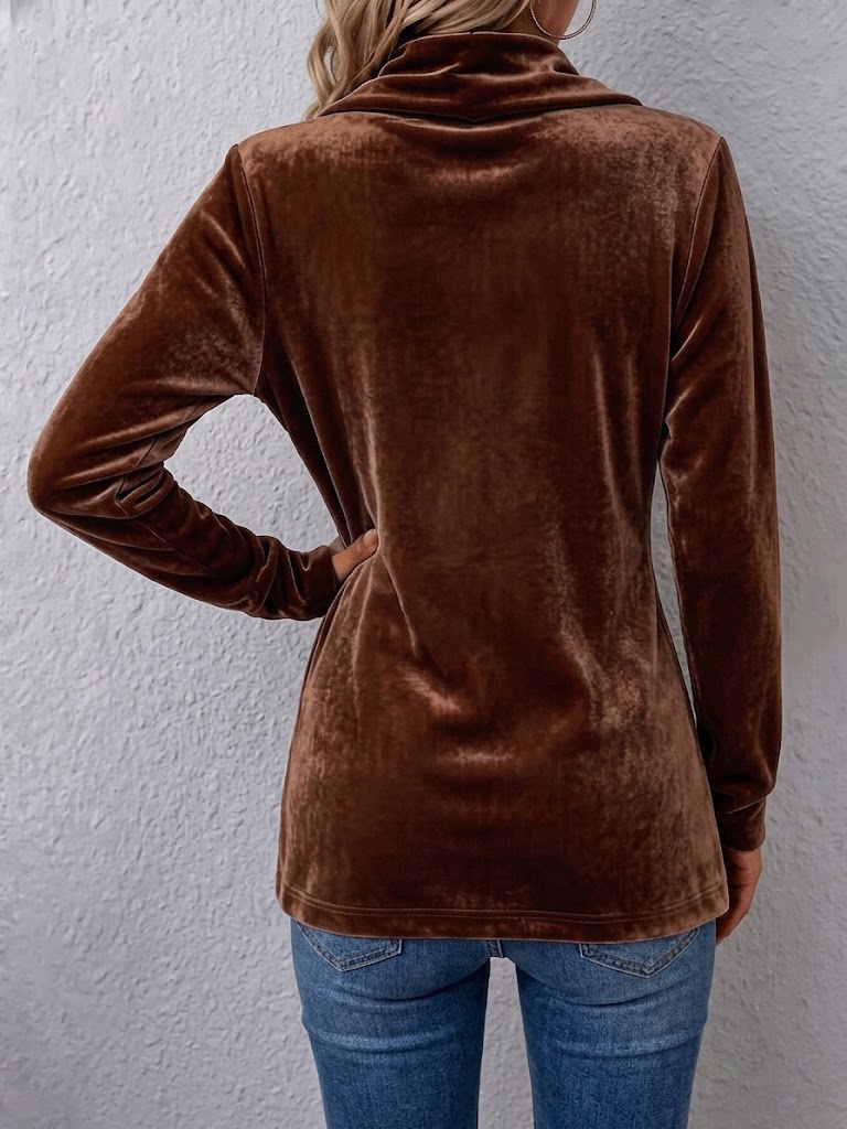 Holliwell | Vintage Jakke med Revers, Knapdetaljer og Åben Front